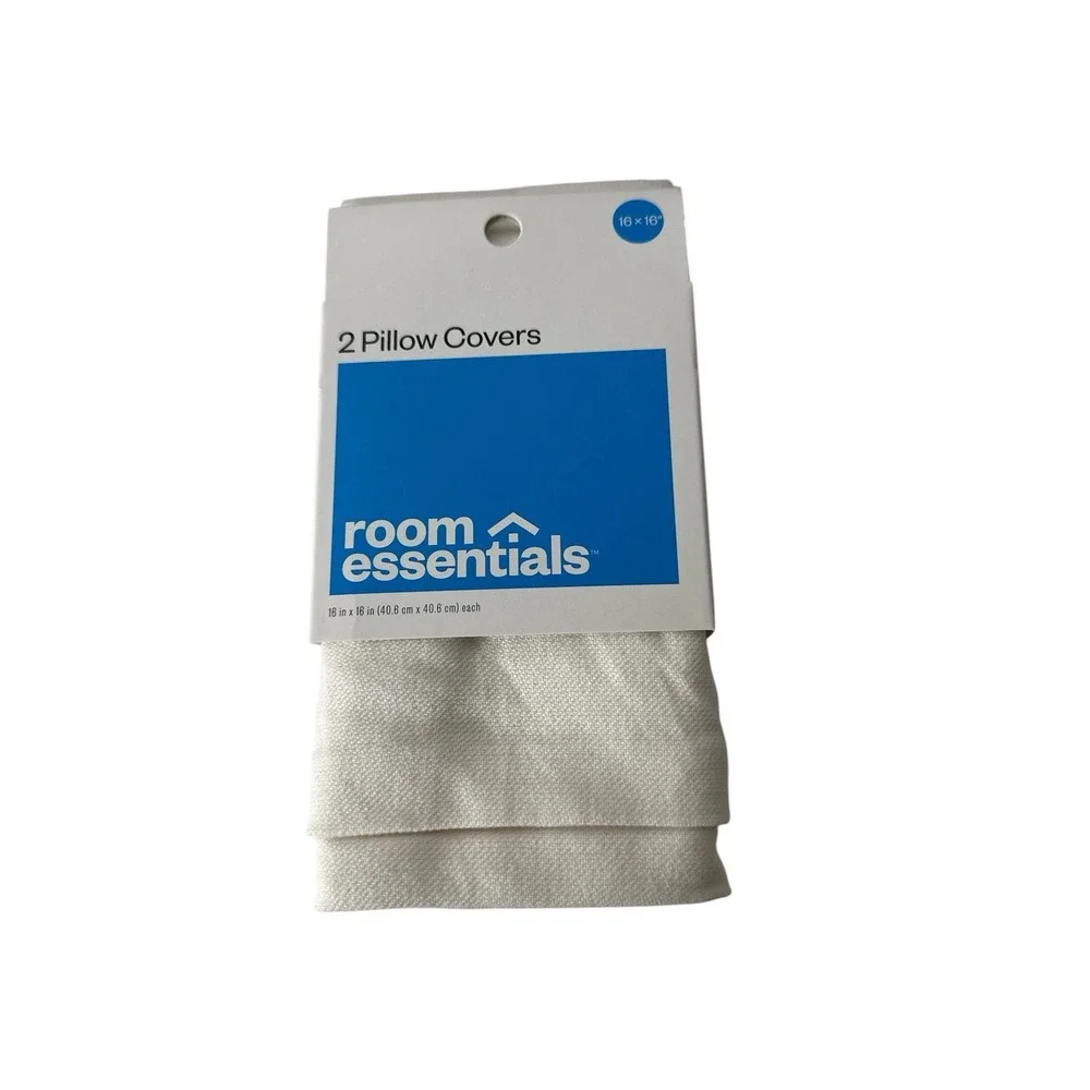 New Room Essentials Pillow‎ Covers White Decorative 16